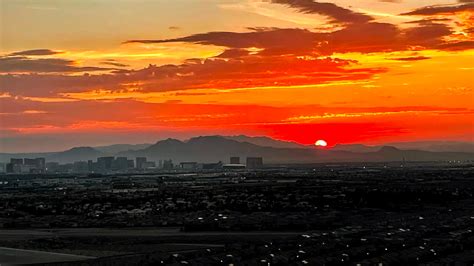 sunrise in las vegas today.